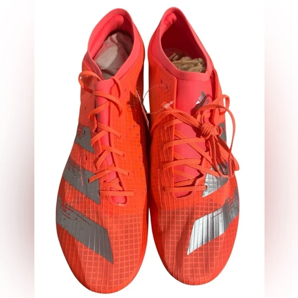 Adidas Adizero Ambition M Track & Field Spikes Mid Distance Coral Men’s Size 13